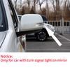 Для Toyota Land Cruiser Prado J150 FJ150 2010- автомобиля Накладка на крышку зеркала заднего вида, боковые накладки на зеркало с указателем поворота из углеродного волокна