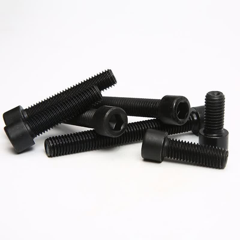 Шурупы Junshengtianhong M12x90 Класс 8.8 Черненые Шестигранные с Полурезьбой