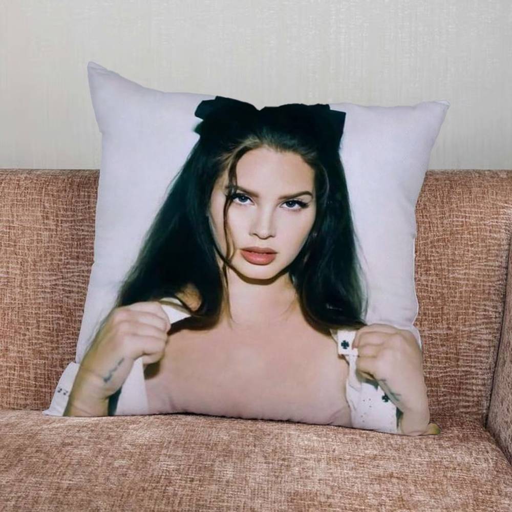 LLana Singer DDel Rey Pillow Case For Home Bedroom Car Office Decoration Living Room Sofa Cushion Cover Suitable