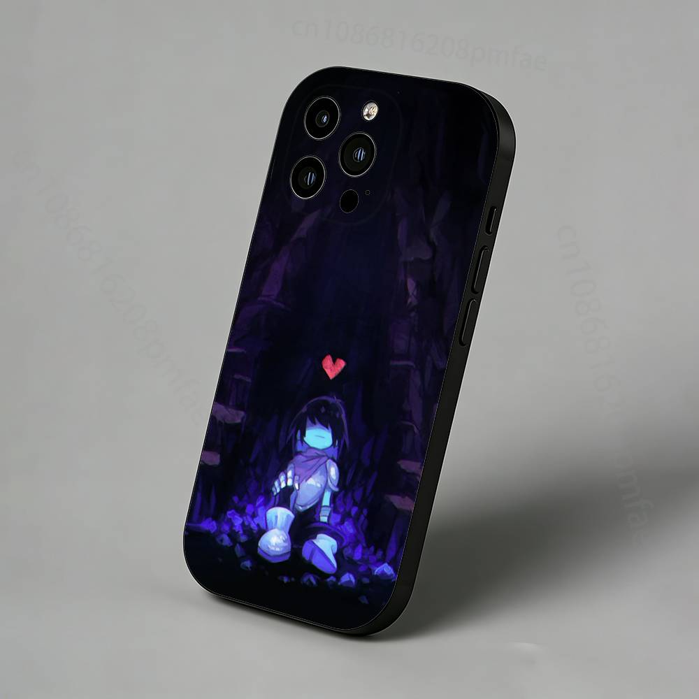 Игровой чехол U-Undertale-es для iPhone 17,16,15,14,13,12,11 Pro,Max,Plus,X,XS,XR,SE,Mini, Защитная задняя крышка