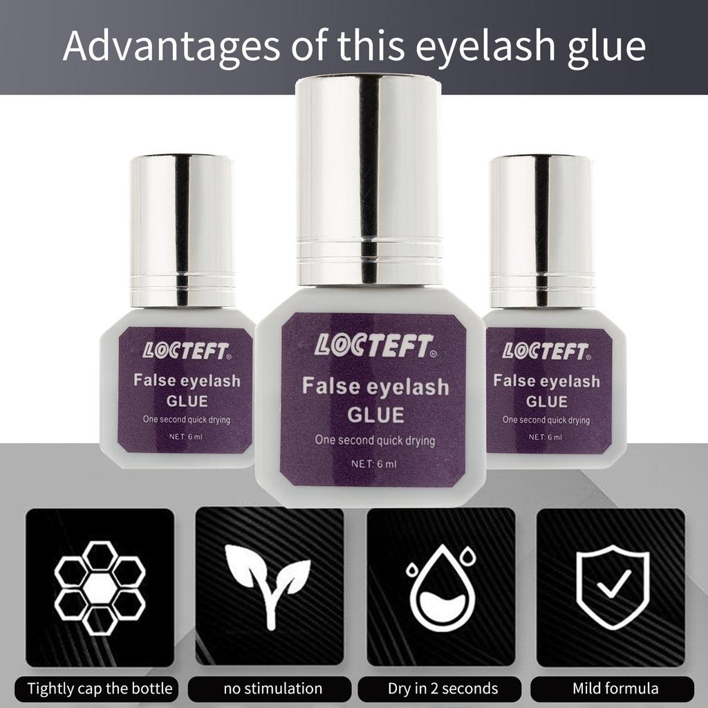 Стойкий, Не вызывающий раздражения Клей для наращивания ресниц - Быстросохнущий и Мягкий клей для салонного использования