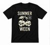 Summerween Halloween Summer Spooky Season Black T-shirt