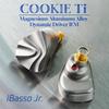 IBasso Cookie Ti Динамические Наушники из Титанового Сплава 10 мм с Двойным Магнитным Контуром Сплавленная Диафрагма Кабель с Двойным Магнитным Контуром в Комплекте Съемный Кабель
