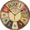 Creative Wooden Wall Clock 30 Cm MDF Wall Clock Mute Quartz Clock Living Room Wall Clock