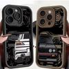 Крутой чехол для телефона автомобиля для iPhone 17 Air 16 e 15 14 13 12 11 Pro Max Plus Mini SE 2020 2022 Мягкая задняя крышка