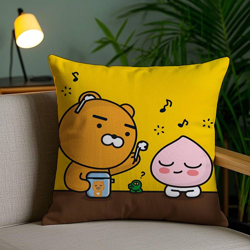 Cute Cartoon Anime SumikkoGurashi-S Pillow Case Anti-dustmite Pillowcase Invisible zipper silky short plush Sofa cushion cover