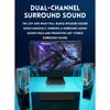 Проводная и Bluetooth RGB Компьютерная колонка, Настольная компьютерная колонка, Колонка для ноутбука, Настольная стереоколонка, Питание от USB, с LED-подсветкой