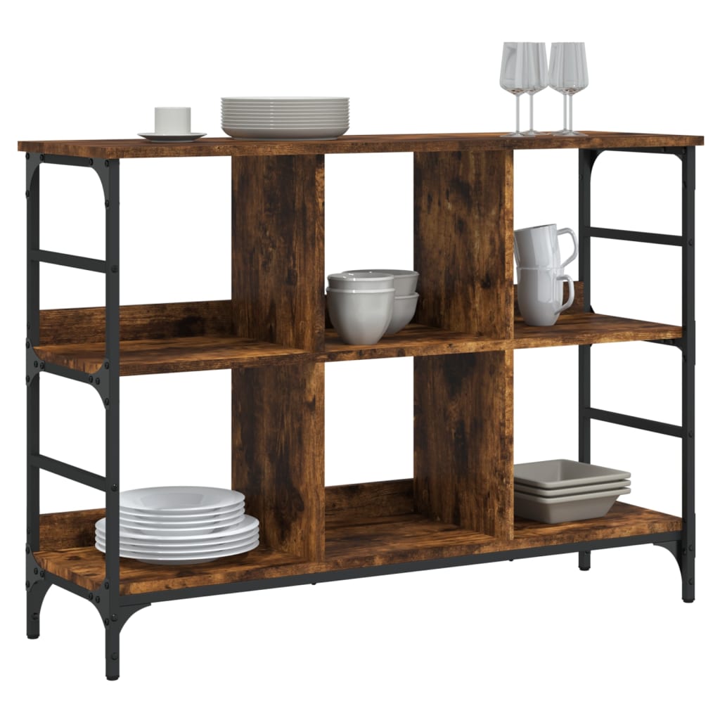 Sideboard Smoked Oak 102 x 32 x 73.5 cm Wood Based Panel