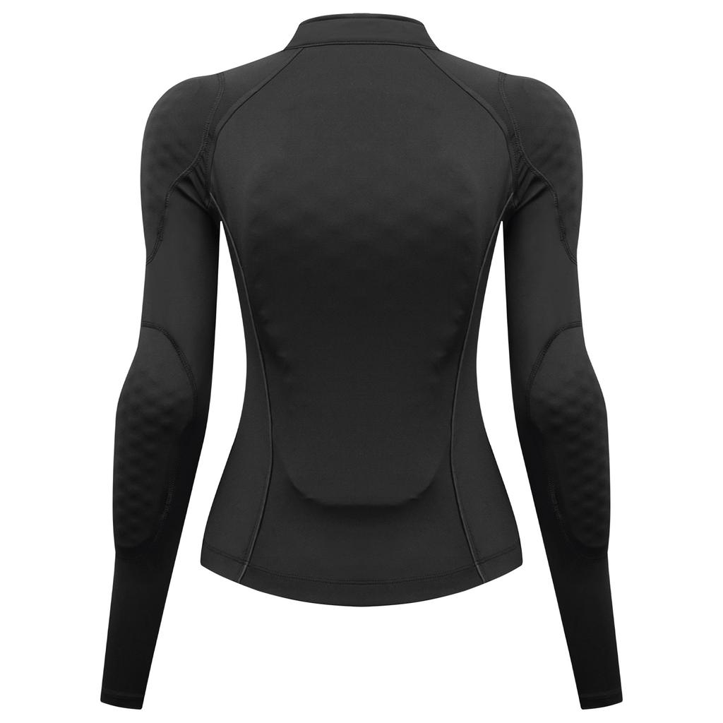 Women S Mesh Jacket Motorcycle Padded Shirt Summer Soft Armor Sports Protective Gear Black EU Size S
