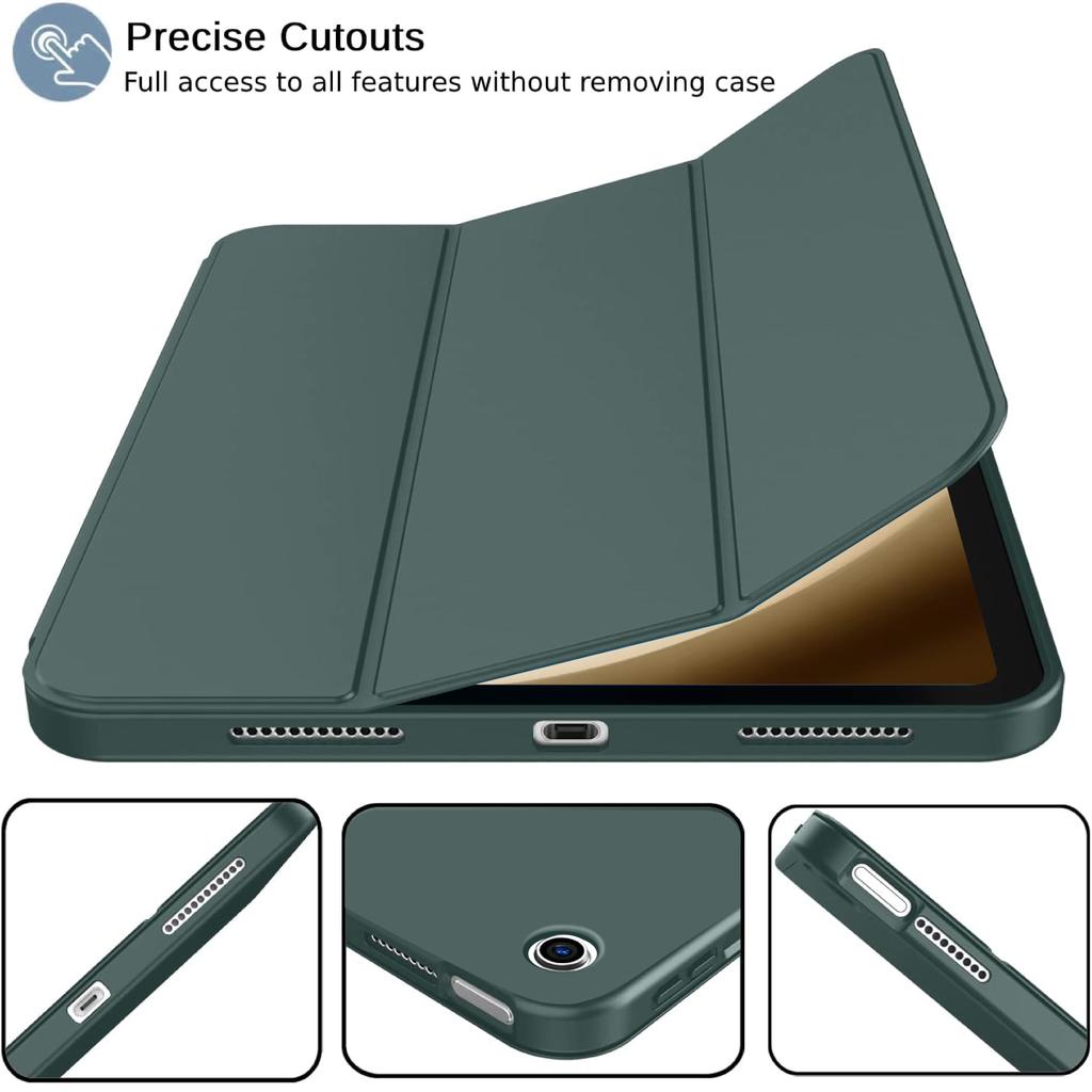 Tri-fold Flip Case For Samsung Galaxy Tab A11 Plus A11+ 11'' SM-X230/X235/X236B Magnetic Stand PU Leather Protective Cover