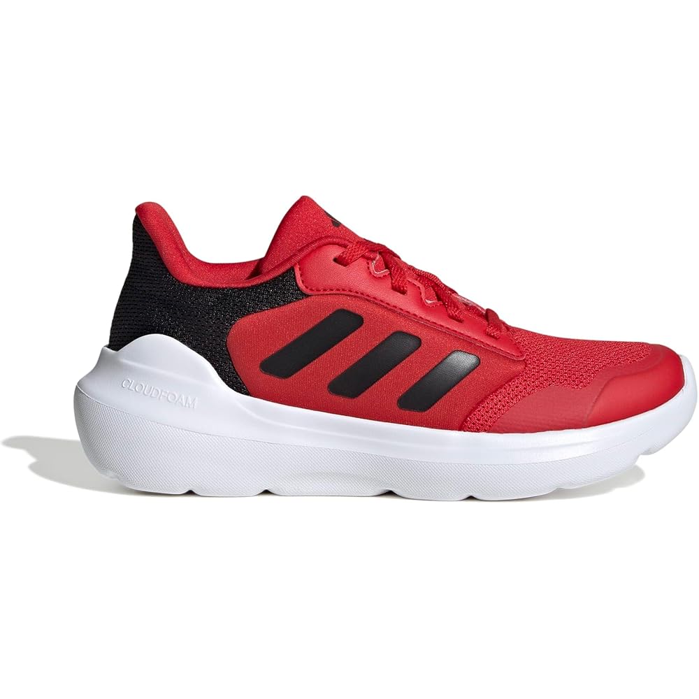 Кроссовки Adidas Tensaur Run 3.0 для детей, унисекс, мальчики, девочки, 22-25,5 см, цвет Better Scarlet/Core Black/FW White, размер 24,0 см