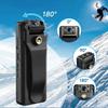A22 Маленькая камера для ношения на теле Hd 1080p Видеокамера Запись инфракрасного ЖК-экрана Dvr Dv Аудио-видео запись Поддержка TF-карты 128 ГБ