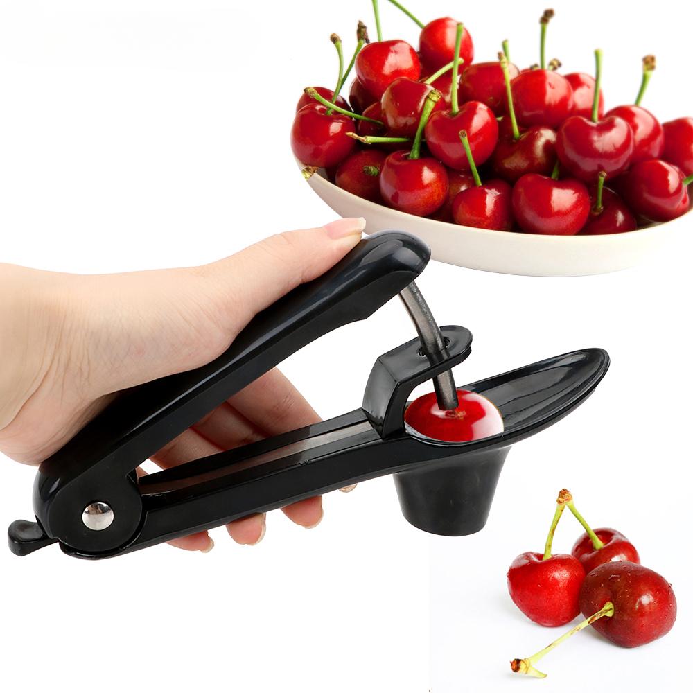 Средство для удаления семян Cherry Core, кухонные аксессуары, полезные оливки, ядерное устройство Cherry Pitter, пластиковые фрукты, гаджеты, инструменты