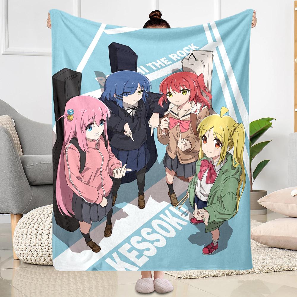 Rock Star Night Flannel Blanket-Soft and Suitable for Sofas,Beds,Offices,Travel,All Seasons,Great Gift for Holidays and Birthdays.