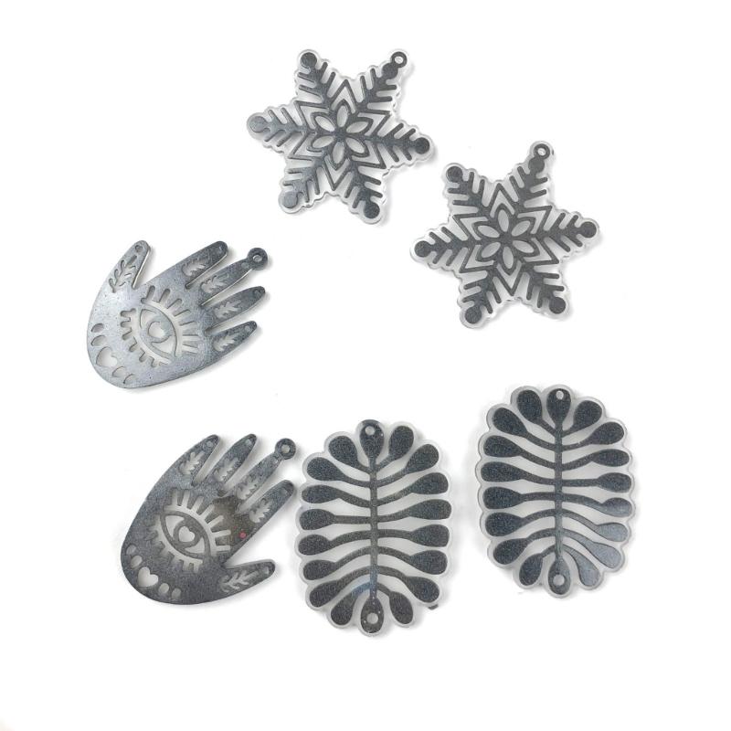 28 Pcs Multiple Styles Geometry Earrings Silicone Molds Suitable for Epoxy Diy Crafts Ornament Pendant Keychain Making