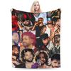 Maluma Singer Soft Warm Blankets  Students Plush Bedding Throws Graphic Bedroom Flannel Bedspread Sofa Bed Cover