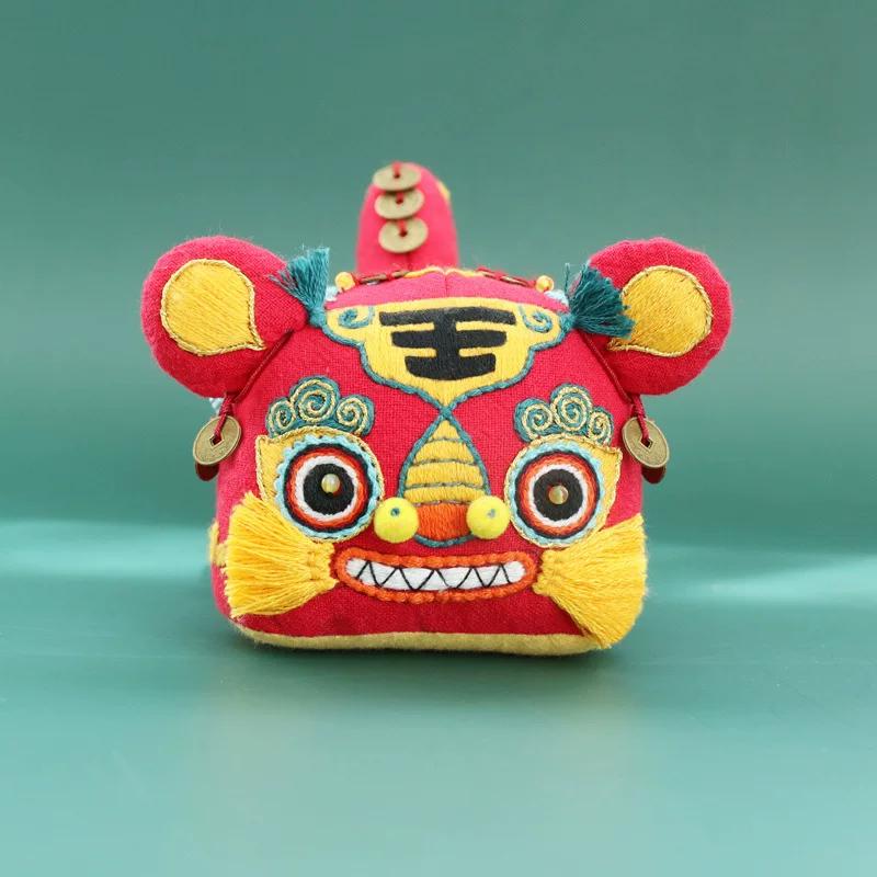 Tiger Sachet Perfume Bag Small Pendant Ornaments Dragon Boat Festival Handmade Embroider DIY Material Package Argy Wormwood Lavender Gift Box