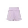 SS24 Solid Color Lace-Up Woven Breathable Outdoor Training Shorts Women Shorts Light-Purple DX6019-512