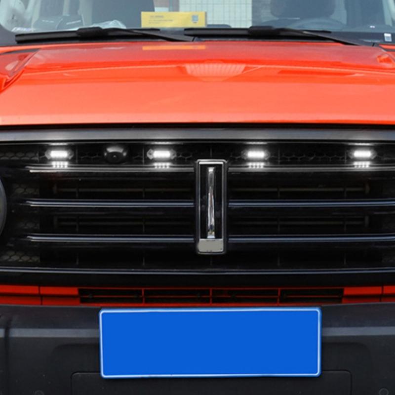 Car LED Emergencys StrobesLight Grille Flashing Warning Beacon Hazard Caution Light Yellow Lamp for Tank300 Vehicles SUV