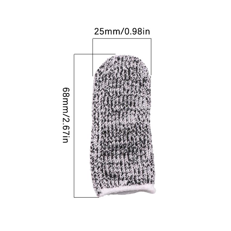 10 шт. напальчники протекторы для большого пальца анти порезы кончики пальцев гибкие устойчивые защитные напальчники Diy Work