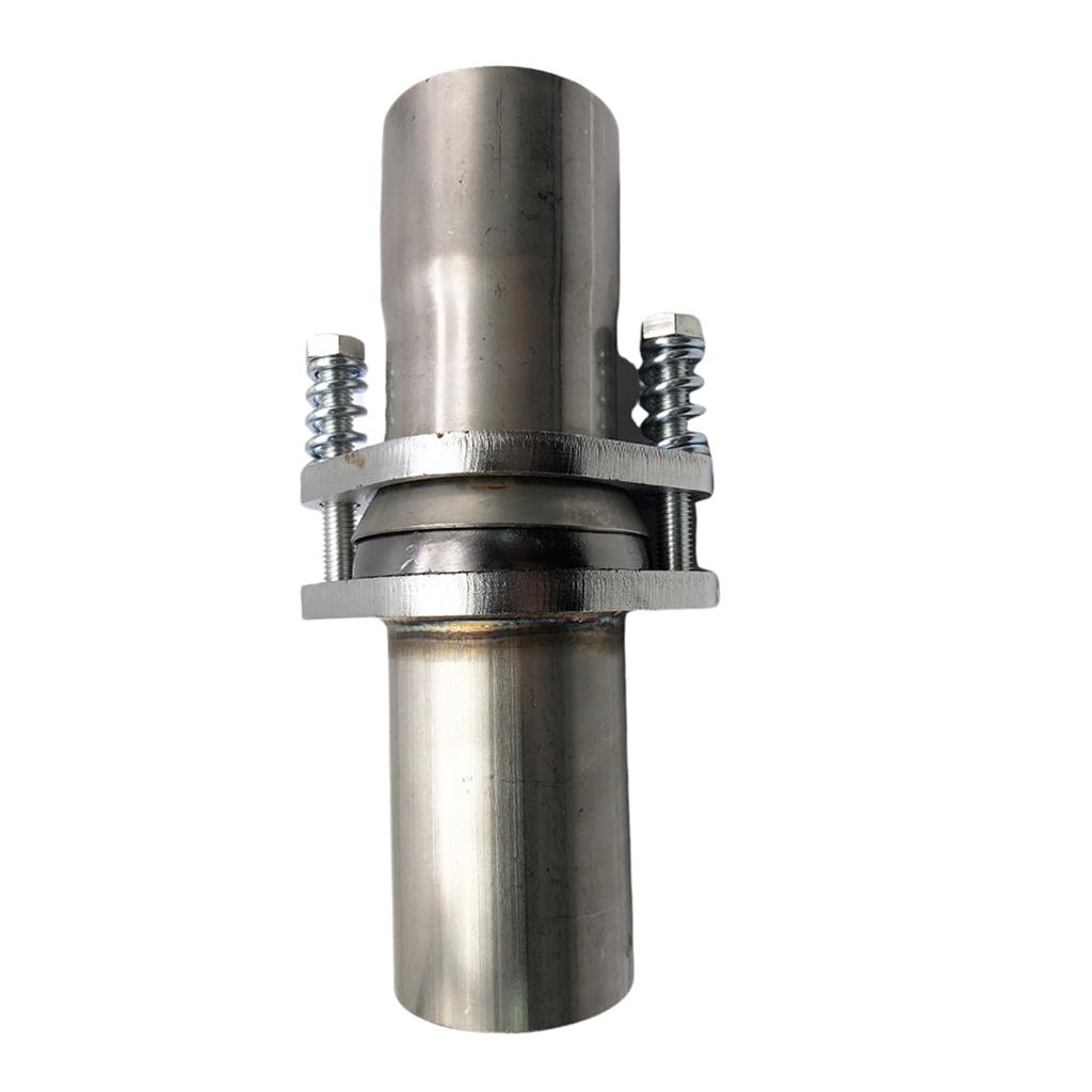 Universal Stainless Exhaust Flange Spring Bolt Coupling 3 Inch Pipe Repair Connector for Flange Exhaust Systems