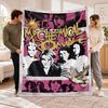 Flannel Fleece Blanket with My Chemical Romance Design, Soft Lightweight Throw for Bed Sofa Travel