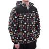 Men's Vans Down Jackets Men's Black Hooded Moderate