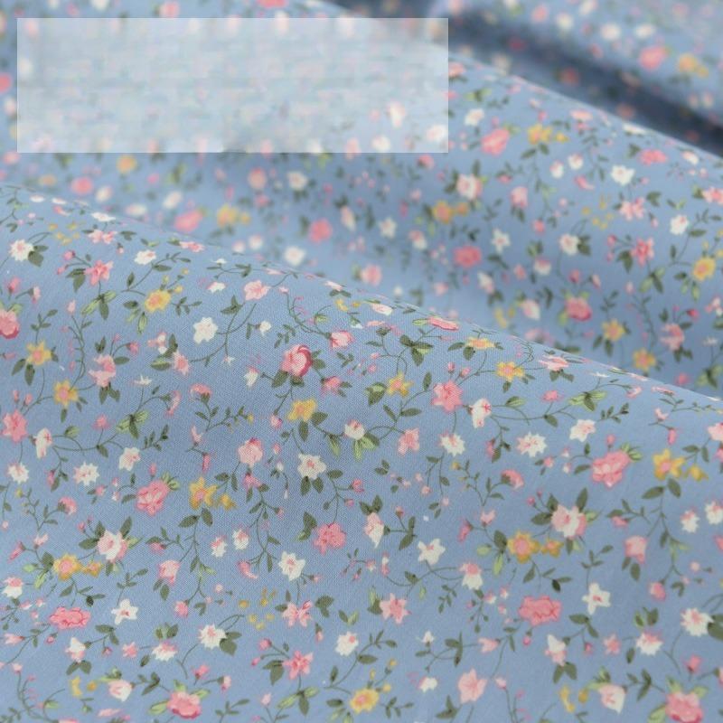 Классика Пасторальный Цветочный Поплин Хлопковая Ткань DIY Детская Одежда Ткань Сделать Постельное Белье Лоскутное Одеяло Украшение Домашняя Швейная Ткань