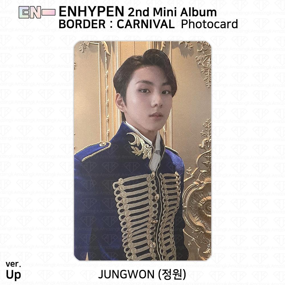 ENHYPEN 2-й мини-альбом Border Carnival, официальная фотокарточка Up Hype Down Ver. KPOP