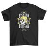 Fighter Forever T-shirt - Funny Grim Reaper Design! 100% Cotton, Unisex Printed