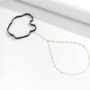 Ingemark Boho Sexy Elastic Band Rhinestone Leg Thigh Chain for Women Summer Bikini Simple Adjustable Body Jewelry Accessories