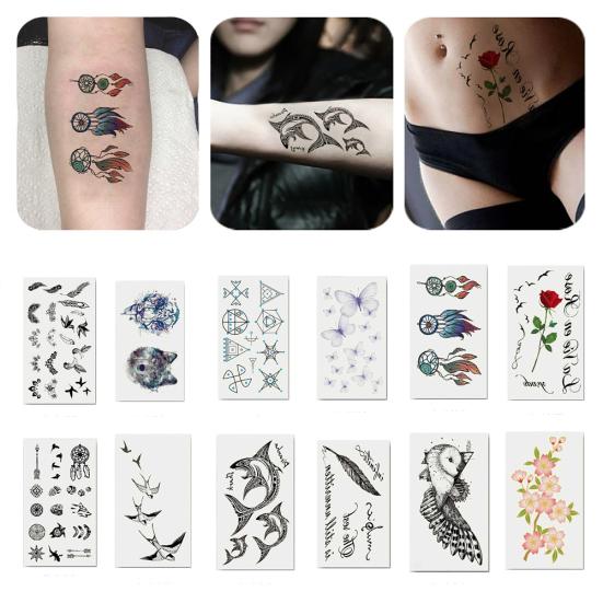 Unisex Long Cool Arm Lasting Body Tattoo Waterproof Transfer Sticker