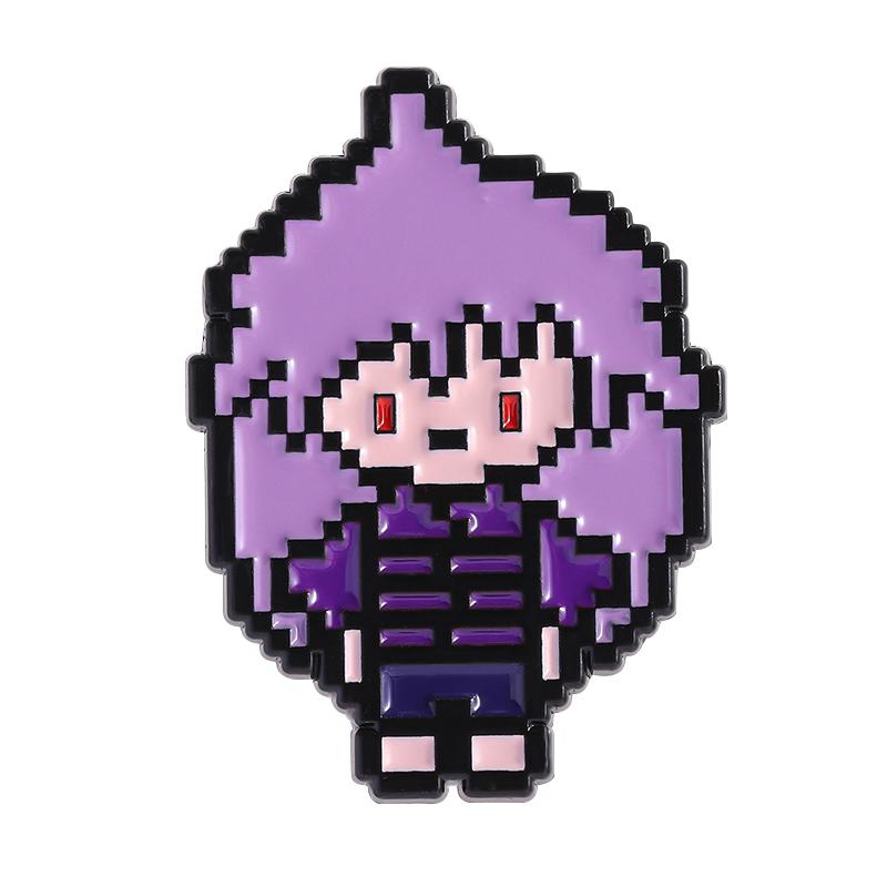 Game Characters Enamel Pins Custom Golden Strawberry is Working Hard Brooches Lapel Badges Clothes Jewelry Gift for Kids Friends