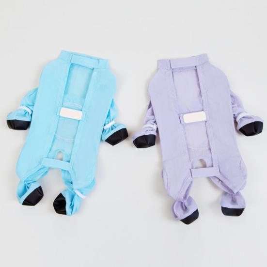 Dog Suspenders Boots Waterproof Dog Shoes Leggings Dirt Proof Dog Jacket with Boots Anti-Slip Dog Pants Paw Protector for Rainy Snowy Days Walking