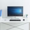 Подставка для монитора Sanwa Direct, настольная, регулировка высоты, грузоподъемность 6 кг, регулировка угла наклона, отдельно стоящая, 15,5–33,8 см, 100-LA047