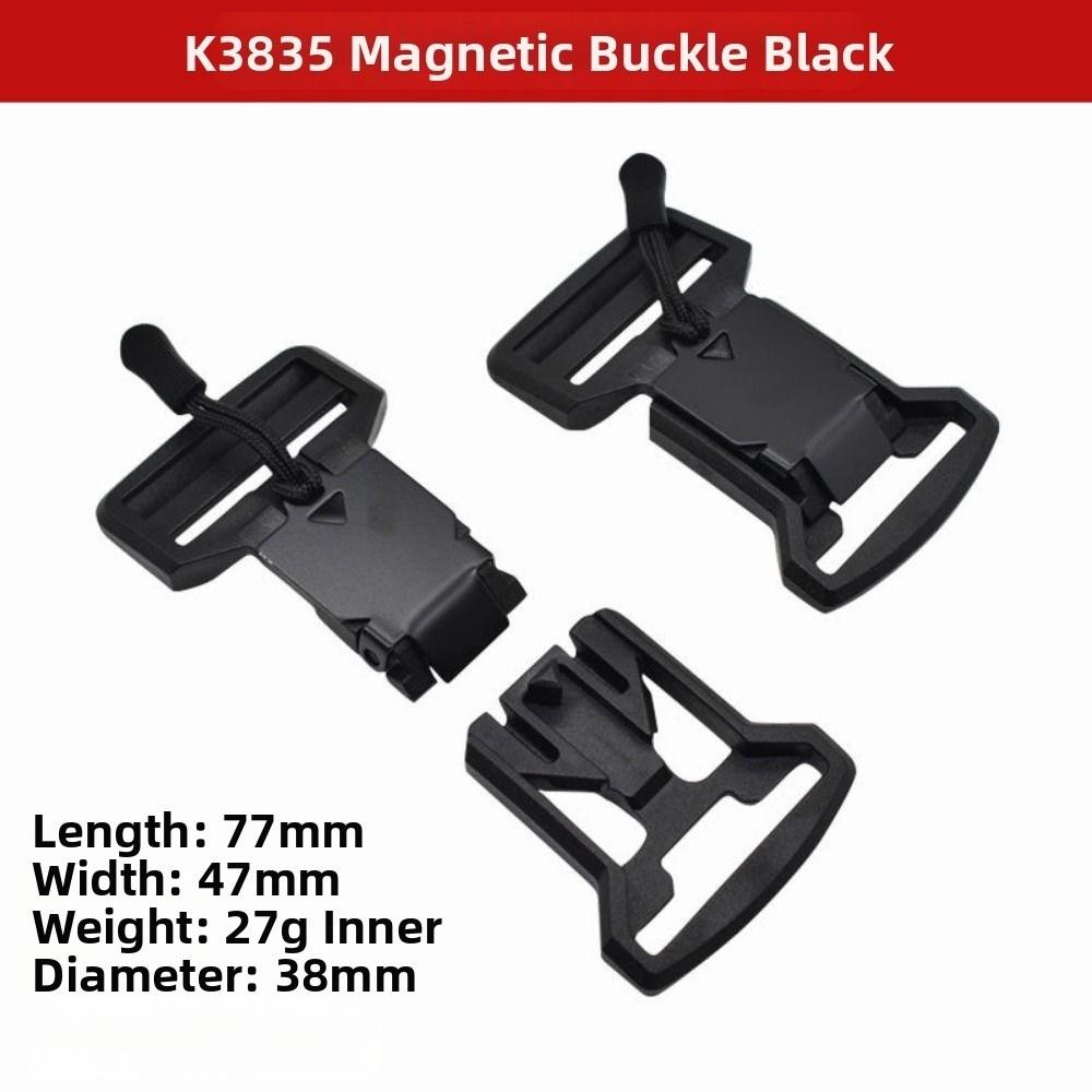 With Handle Magnetic Release Buckle Plastic Backpack Bags Strap Clip New Quick Side Buckle
