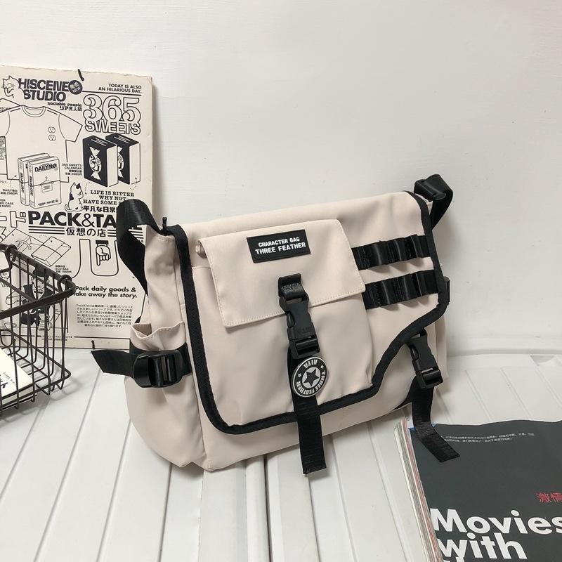 Canvas Crossbody Bags for Women Nylon Men Postman Student Shoulder Messenger Bag Large Satchel Fashion Bookbag Big Handbags