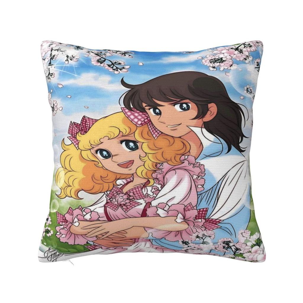 Candy Candy Manga Pillow Case Fashion Pillow Cover Soft Graphic Cushion Cover Pillowcases For Sofa Bedroom Home Decor