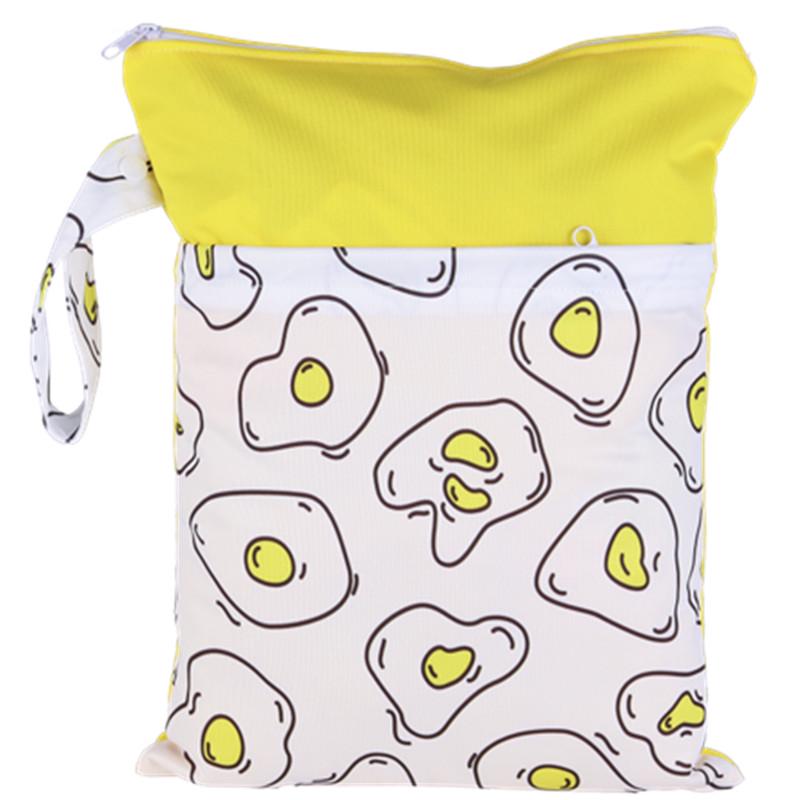 Водонепроницаемые многоразовые тканевые подгузники для мокрой сумки, складные сумки для хранения малышей