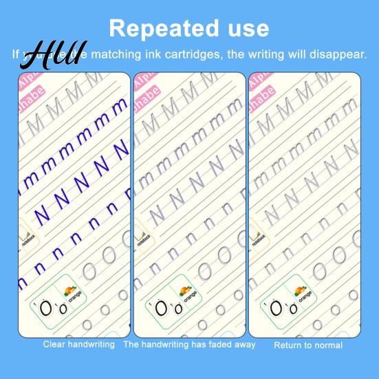 Workbook Set for Building Basic Skills in Children Grooved Copybook Kids Math Drawing Practice Book Handwriting Kids' And Painting Kit Number