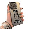 Модный персональный чехол для iPhone 17 с сердцем и яблоком для 16, 15 Pro Max, 14