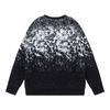 Oversized Gradient Mohair Knit Sweater Unisex Cozy Warm Winter Pullover Streetwear Loose Fit