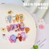 Nail Art Resin Cartoon Jewelry With The Same Mixed Mini Cartoon, Little Soft And Cute Girl Heart Cartoon 20 Pcs