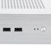 G60S Корпус HTPC Полностью алюминиевый Блок питания ATX Корпус ITX для настольного компьютера(Серебряный USB2.0)