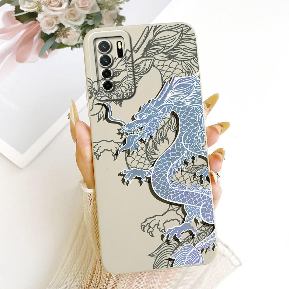 For Huawei Nova 7 SE 5G / P40 Lite (5G) CDY-NX9A CDY-NX9B Fashion Dusk Beach Painting Phone Case Shockproof Soft Silicone Bumper