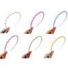 Thin Headband Non Slip Candygirl HeadBands for Girl Wavy HeadBand for Kid Candy Color Headband Plastic Hair Hoop