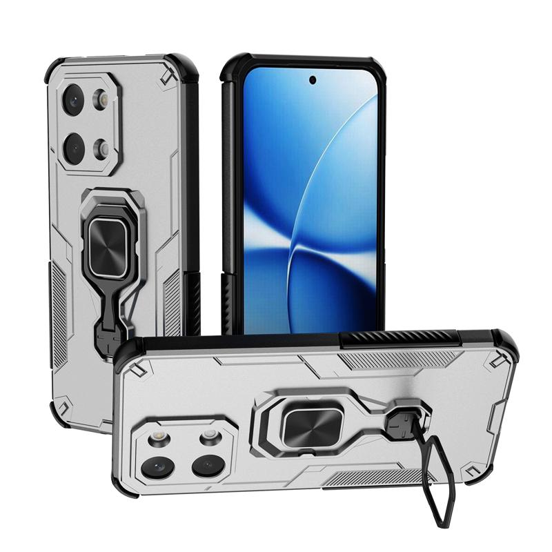 KEYSION Ударопрочный бронированный чехол для POCO X8 Pro Max Силикон+ПК Вертикальная металлическая подставка-кольцо Чехол для телефона для Xiaomi POCO X8 Pro