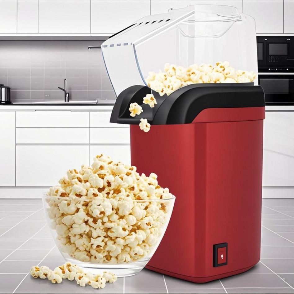 Automatic Mini Air-Blown Popcorn Maker for Kids