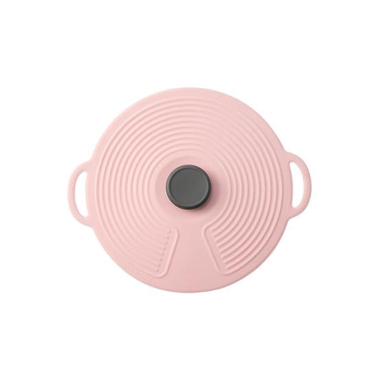 Silicone Pot Lid Dustproof Oil-proof Strong Adsorption Fresh-keeping Anti-slip Texture Food Grade Sealing Cover Kitchen Supply