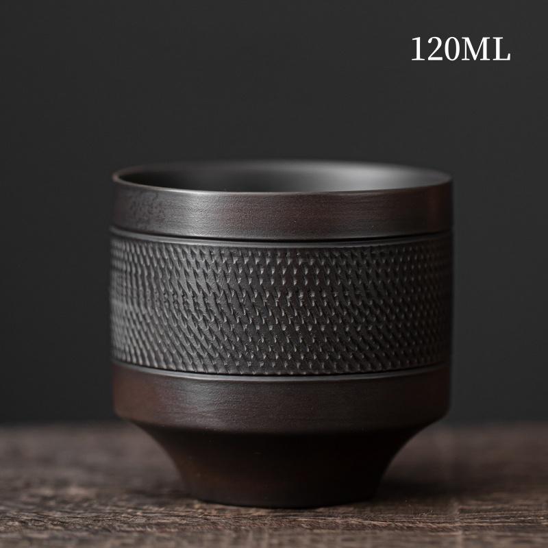 Ретро-резные чайные чашки Высококачественный керамический чайный сервиз Чашки Фиолетовая керамика Чайная чашка в стиле кунг-фу Керамика Чайная утварь Чашка для чая Маленькая чайная чашка